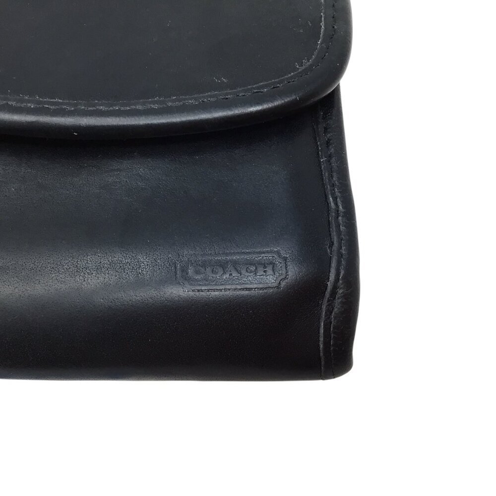 Coach Coin Purse Vintage Key Case Chain 7219 Multi-Function Snap Leather Wallet